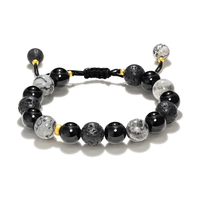 Jodie&Kevin Map Stone Bracelets Men's-0