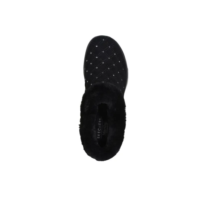 Martha Stewart x Skechers ON-THE-GO Slip-Resistant Wrap-toe Slippers Women's Black-3