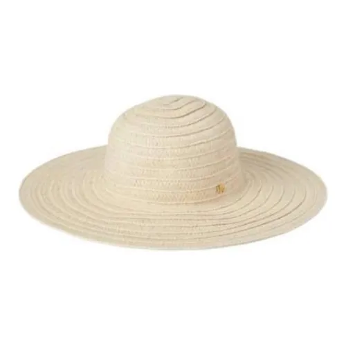 Polo Ralph Lauren Straw Bucket Hats Women's Beige