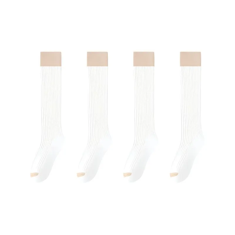 MIIOW Knee High Socks Women's Combo Set-0