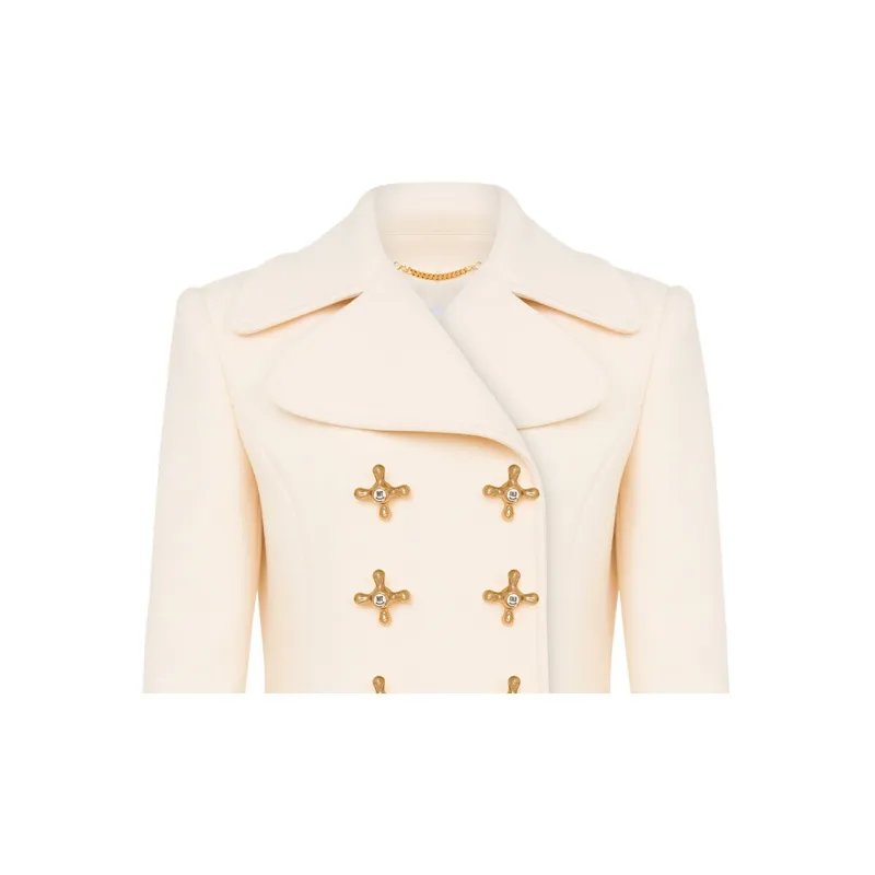 MOSCHINO Trench Coat Women's White-3