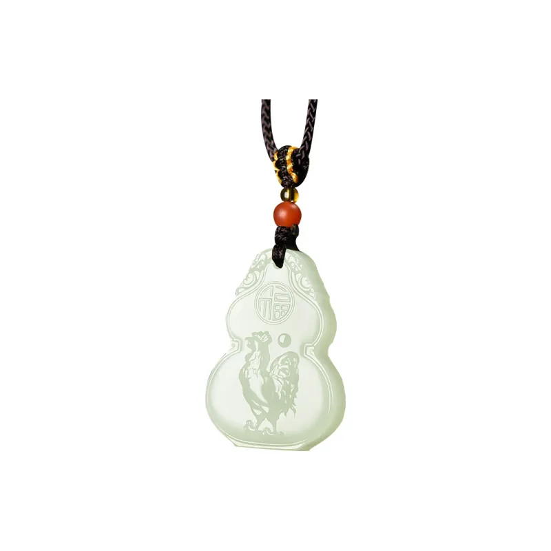 KUNYUYAO Hetian Jade Pendants White Jade Unisex-135