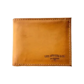 Levi’s Cow Leather Wallet Small Size Men's Brown
