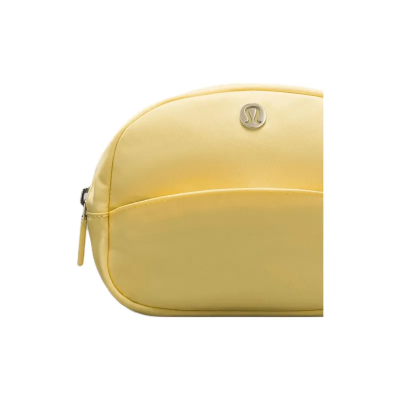 Lululemon Nylon Storage Bag Clutch Mini Women's Swirl Yellow-2