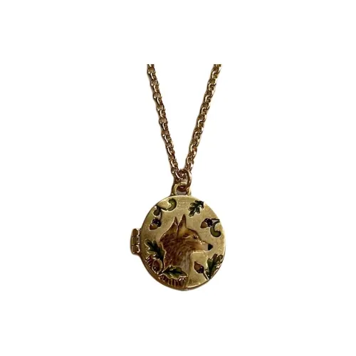 Fable Alloy Silver-Plated Gold-Plated 22K Real Gold Electroplated Copper Alloy Necklaces Women's Gold