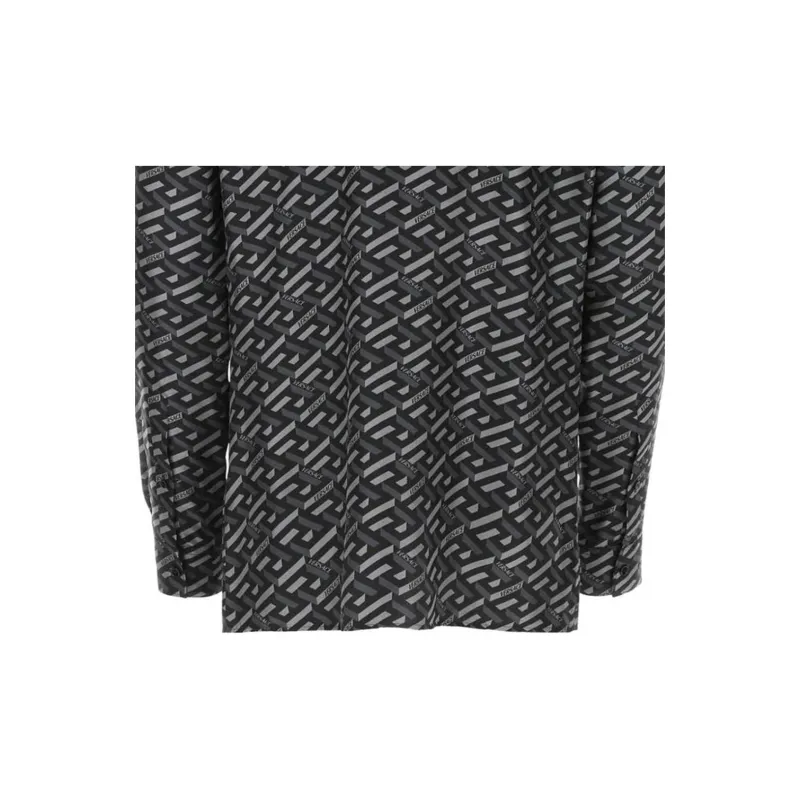 VERSACE Shirts Men Black-2