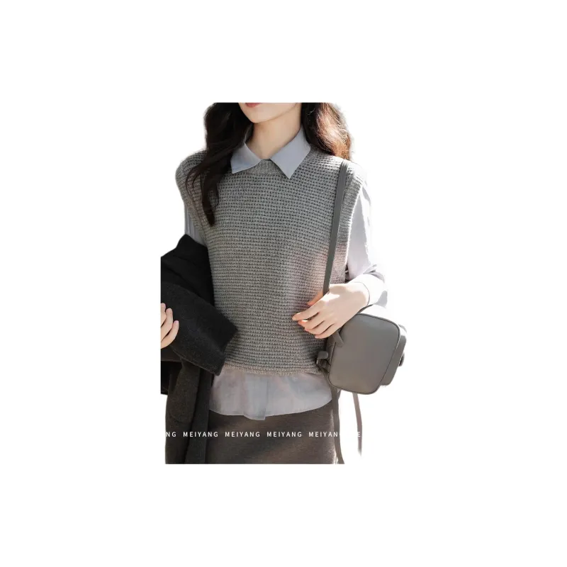 MEIYANG Tank Tops Women's Gray-1