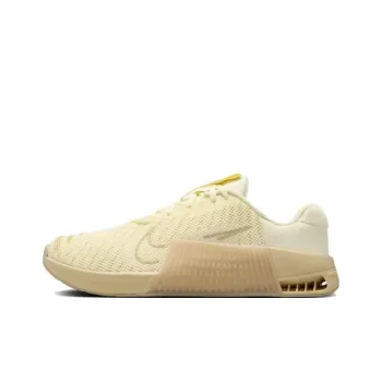 Nike Metcon 9 Anti Slip Wear Resistant Low Top Training Shoes Women's Beige Yellow