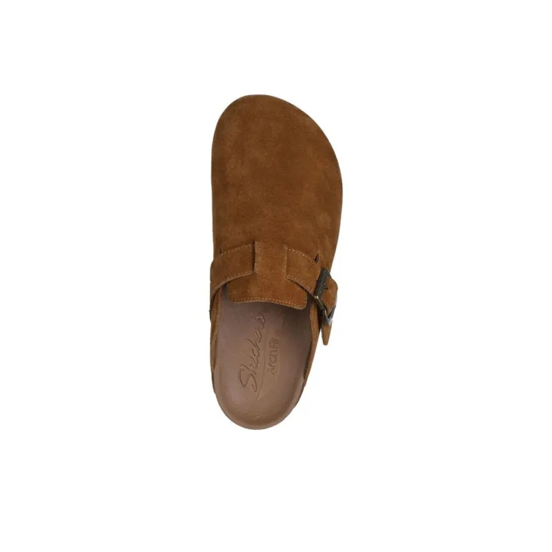 Skechers ARCH FIT GRANOLA Slip-Resistant Abrasion-Resistant Wrap-toe Slippers Women's Brown-3