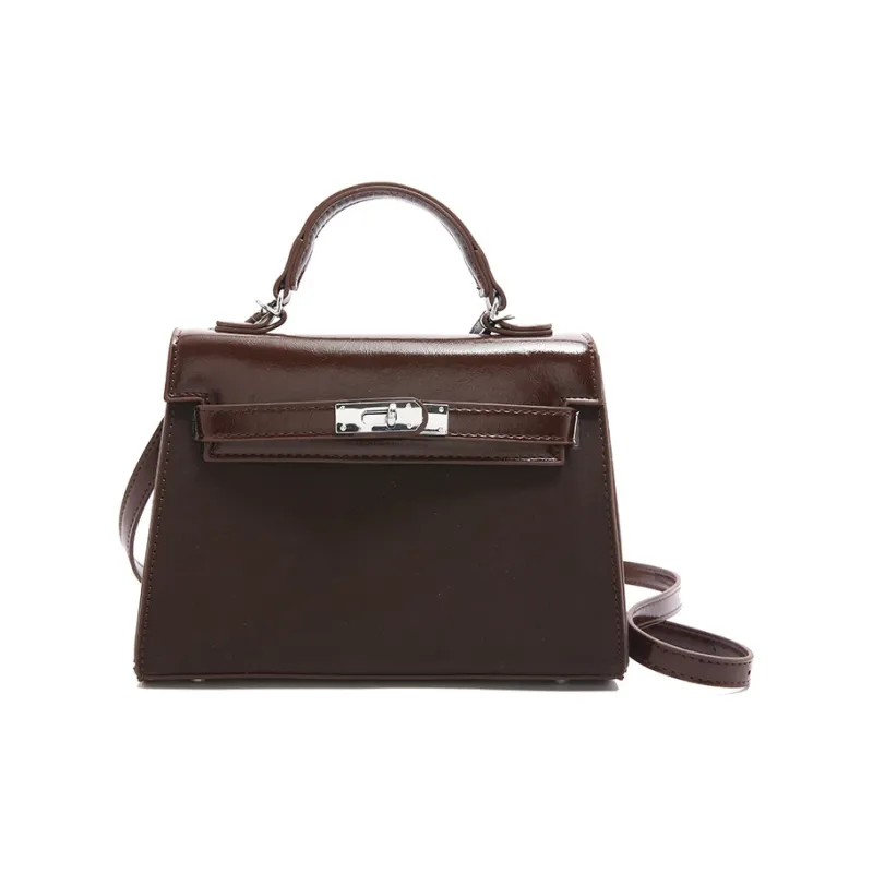 Yalu PU Handbag Regular Women's Black/Khaki/Green/Brown-10