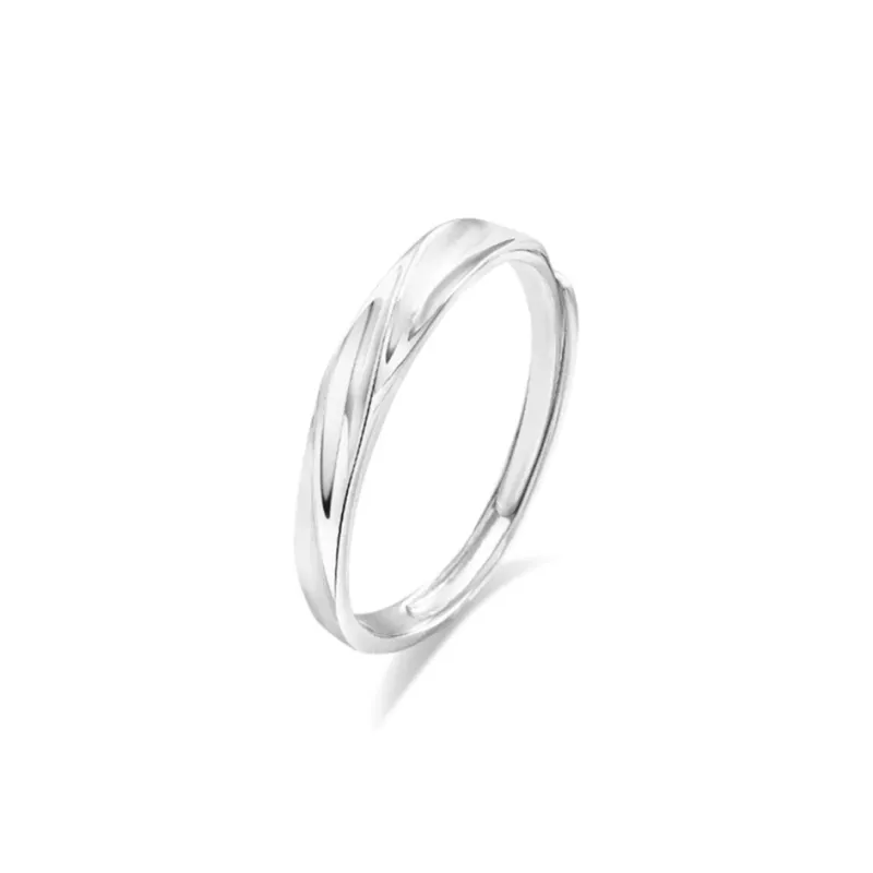 LUCA Sterling Silver Rings Unisex Anniversary Box For Girlfriend-7