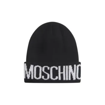 MOSCHINO Wool Beanies Men's Black