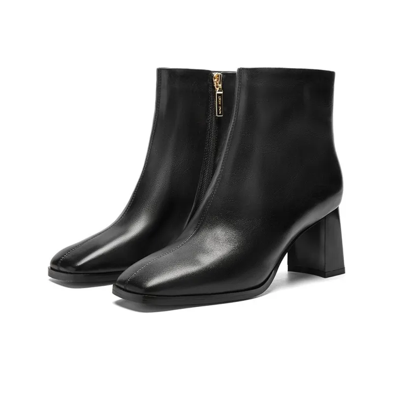 NINE WEST Ankle Boots 7cm Women's Black-2