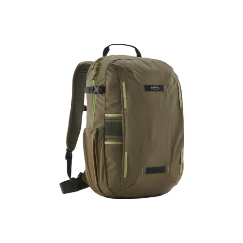 Patagonia Recycled Nylon Hiking Bag Backpack Unisex Dark Green