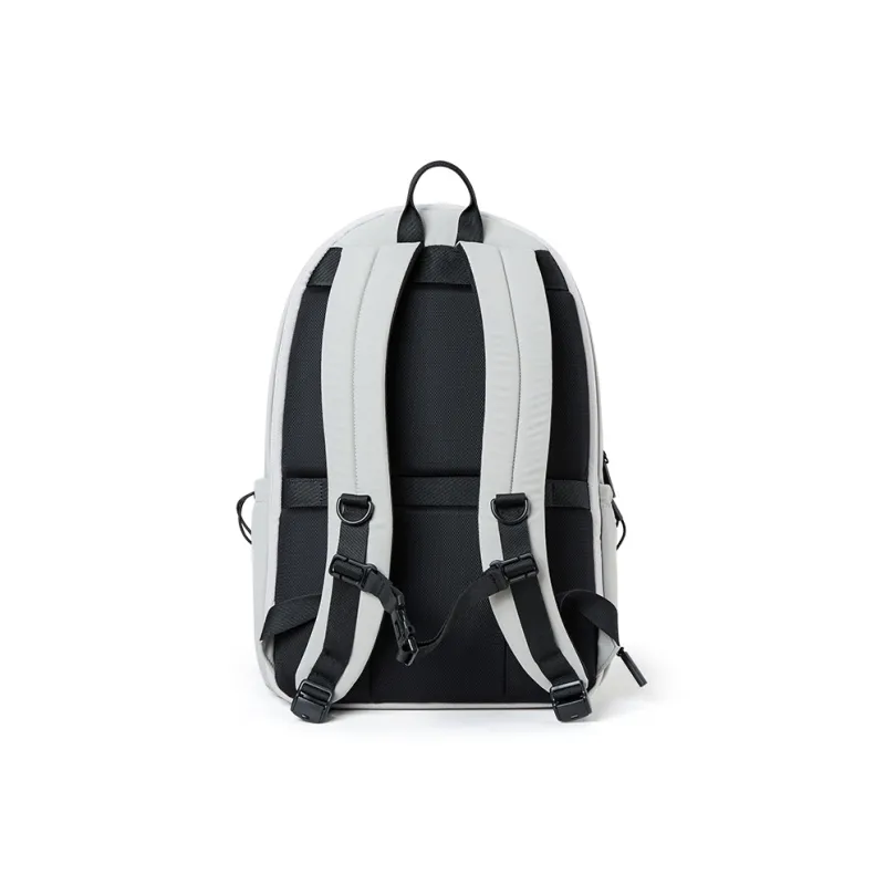 Hanke Nylon Backpack Medium Size Unisex Smoke Orange/Graphite Black/Stone Gray-17