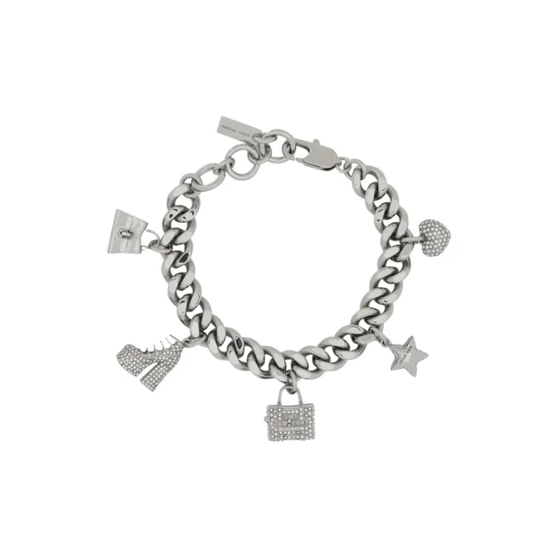 MARC JACOBS The Pavé Mini Icon Charm Bracelet-0