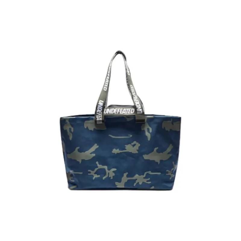 UNDEFEATED Fabric Tote Bag Shopping Bag Shoulder Bags Men's Marine Camouflage/Black-1
