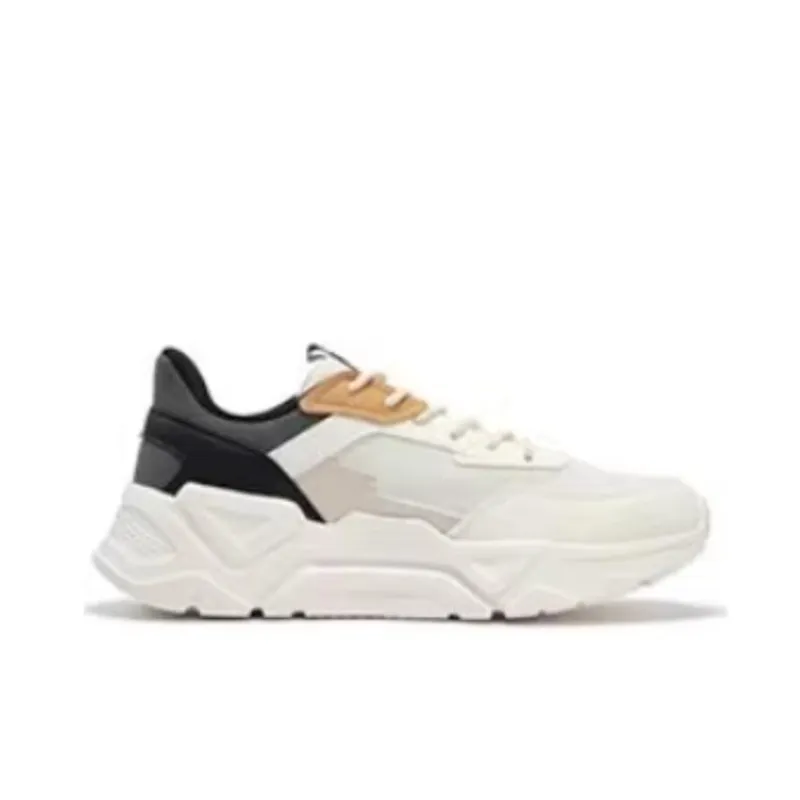 361° Slip Resistant Low Top Casual Shoes Men's White Gray Black-1