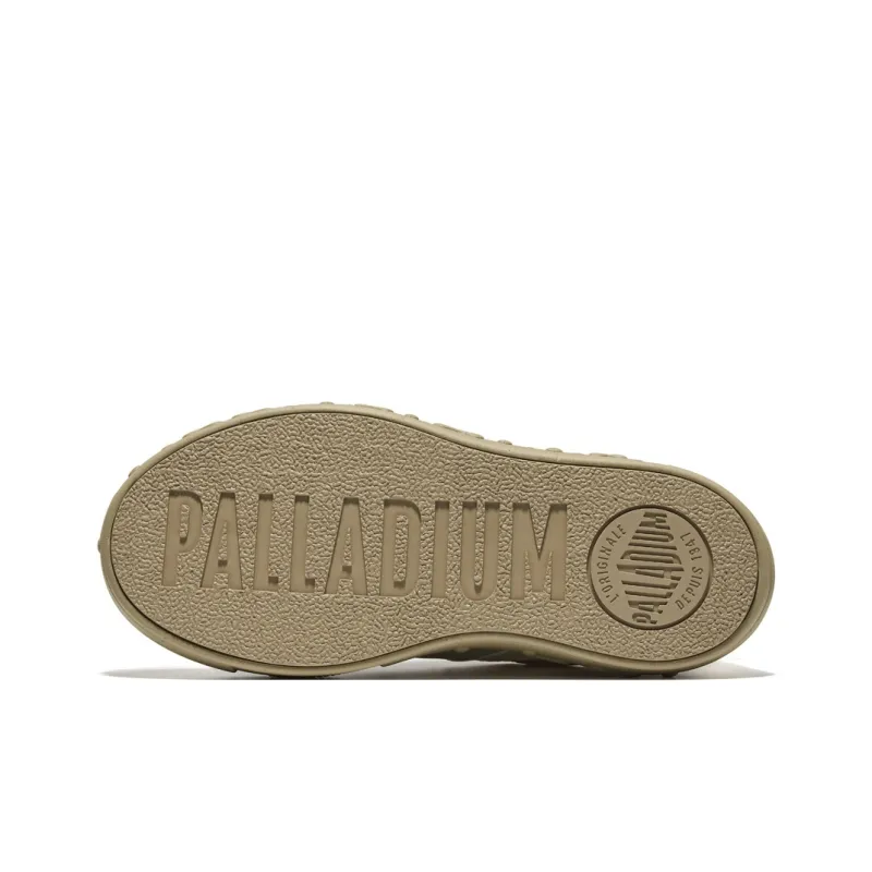 Palladium German Army Trainers Musical Note Shoes Wear Resistant Slip Resistant Low Top Skateboard Shoes Unisex Khaki-5