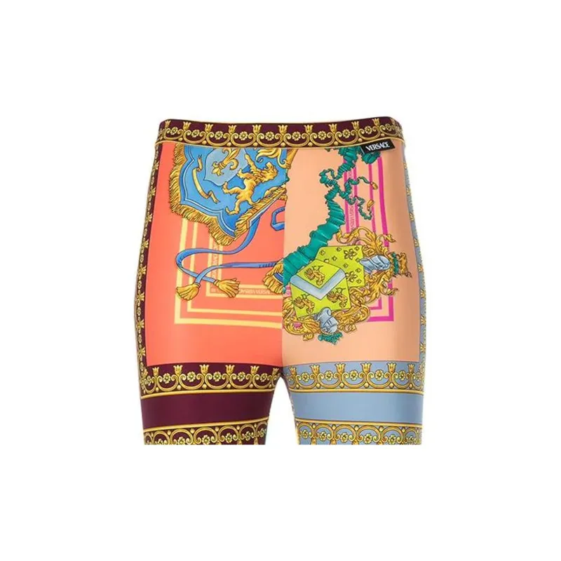 VERSACE Leggings Women's Multicolor-4