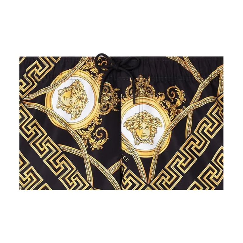 VERSACE Swimming Shorts Men Gold-3