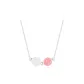 (Pink-S925 Silver) Lotus Necklace