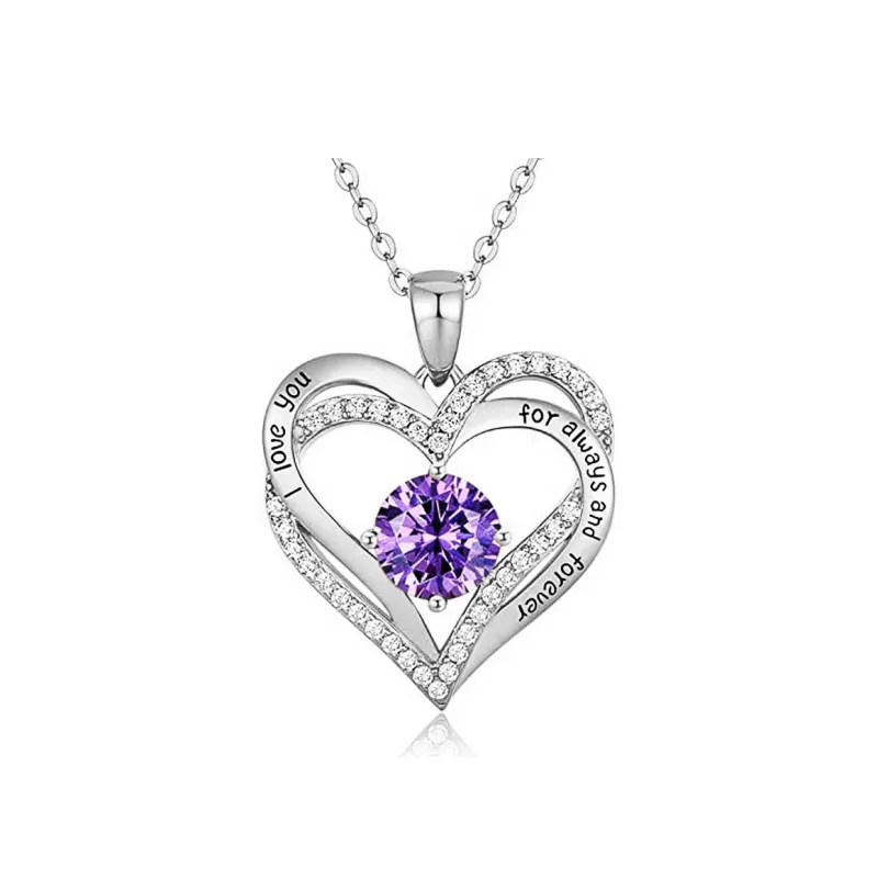 WUMZK 925 Sterling Silver Necklaces Women's-17