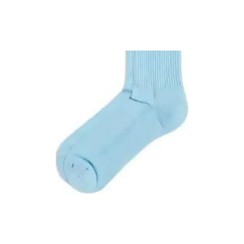 VERSACE Mid-Calf Socks Unisex Blue-3