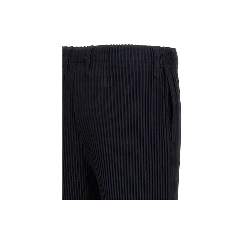 Homme Plissé Issey Miyake Casual Pants Men's Blue-2