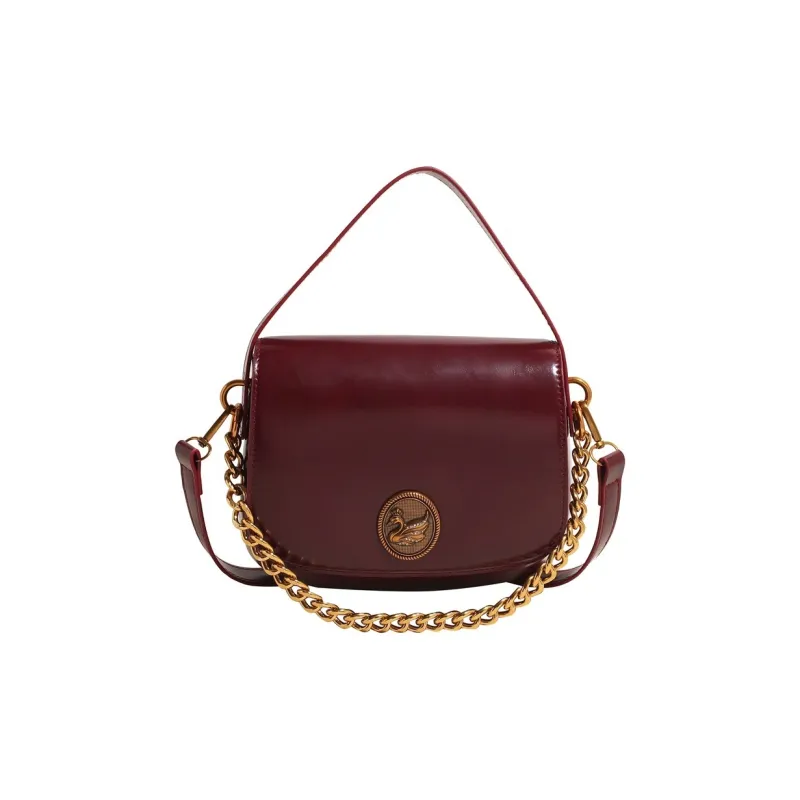 Yalu PU Handbag, Crossbody Bag, Shoulder Bag Regular Women's Ancora Red/Ecru/Black/Coffee-1