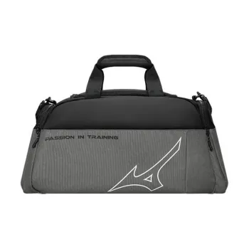 Mizuno PERFORMANCE Series Fabric Shoulder Bag, Handbag Large Size Unisex Pixel Gray