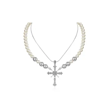 CRUISO Faux Pearl Necklaces Unisex