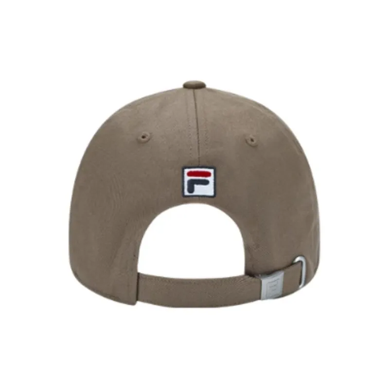 FILA Cotton Baseball Caps Unisex Light Umber-1