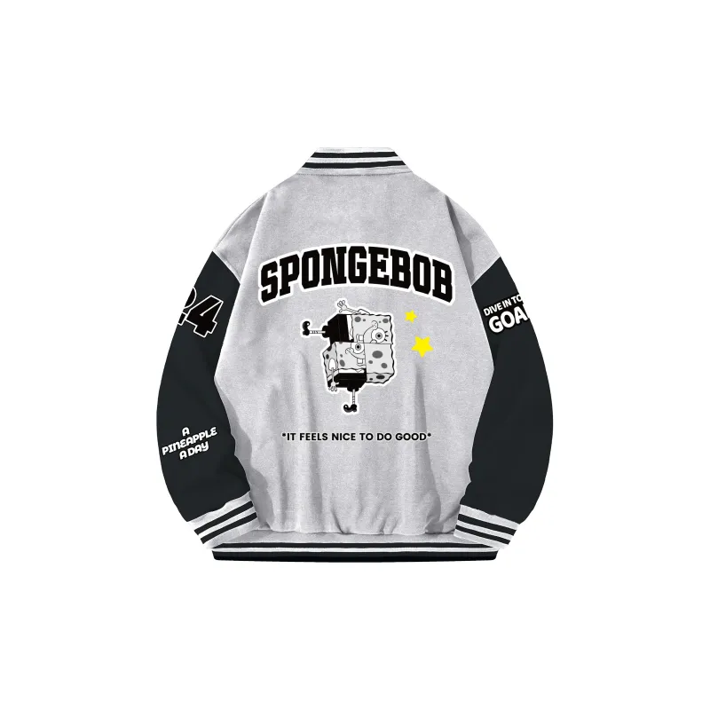 SPONGEBOB SQUAREPANTS Baseball Jacket Unisex-7