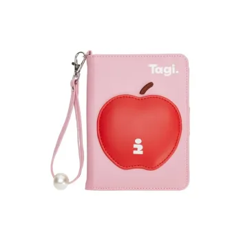 Tagi. PU Passport Holder Unisex Berry