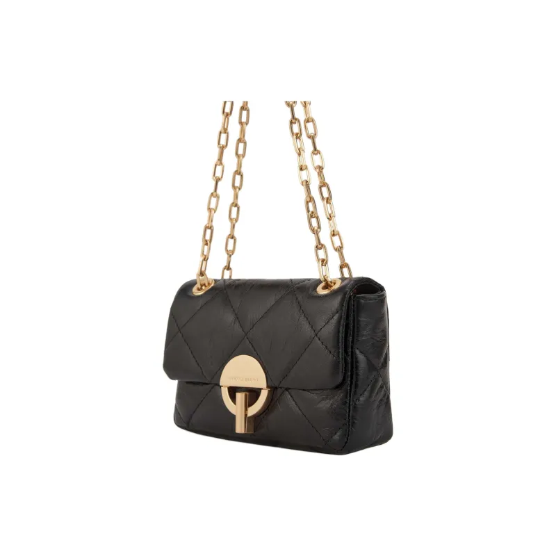 Vanessa Bruno Leather Crossbody Bag, Shoulder Bag Women's Black-1