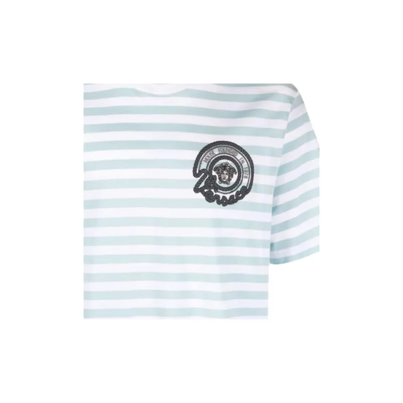 VERSACE T Shirt Men's Light Blue-4