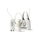 Ivory White-Little Cute Bag 450ML Carrying Cup