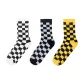 3 Pack (Black White Plaid+Black Gray Plaid+Black Yellow Plaid)
