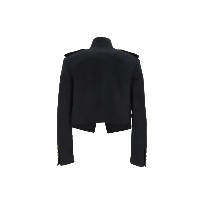 Chloé Stand Collar Cropped Jacket-1