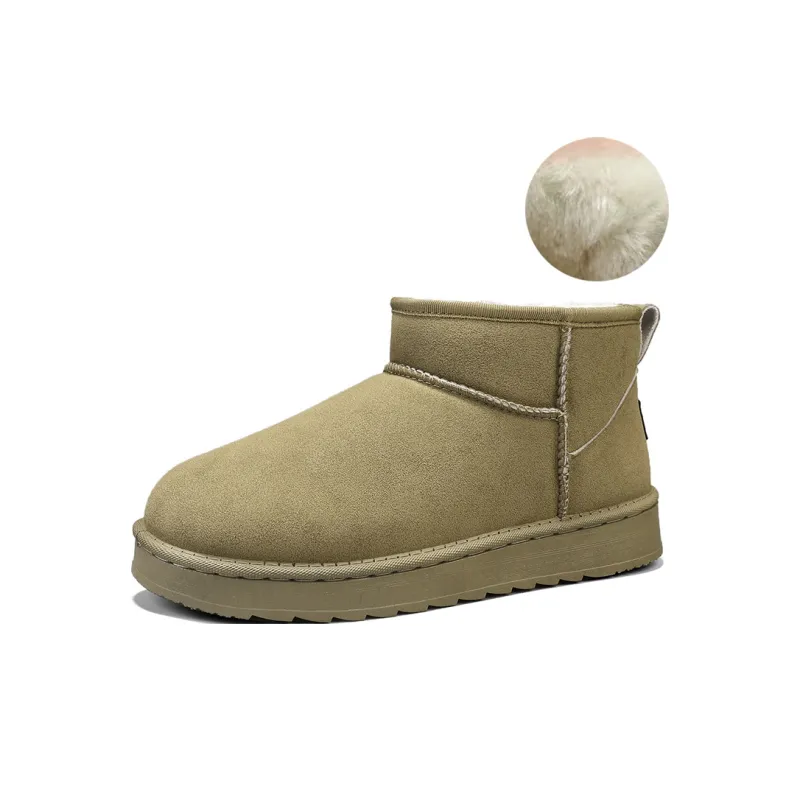Kangaroo Head Warm Short Snow Boots Unisex-6
