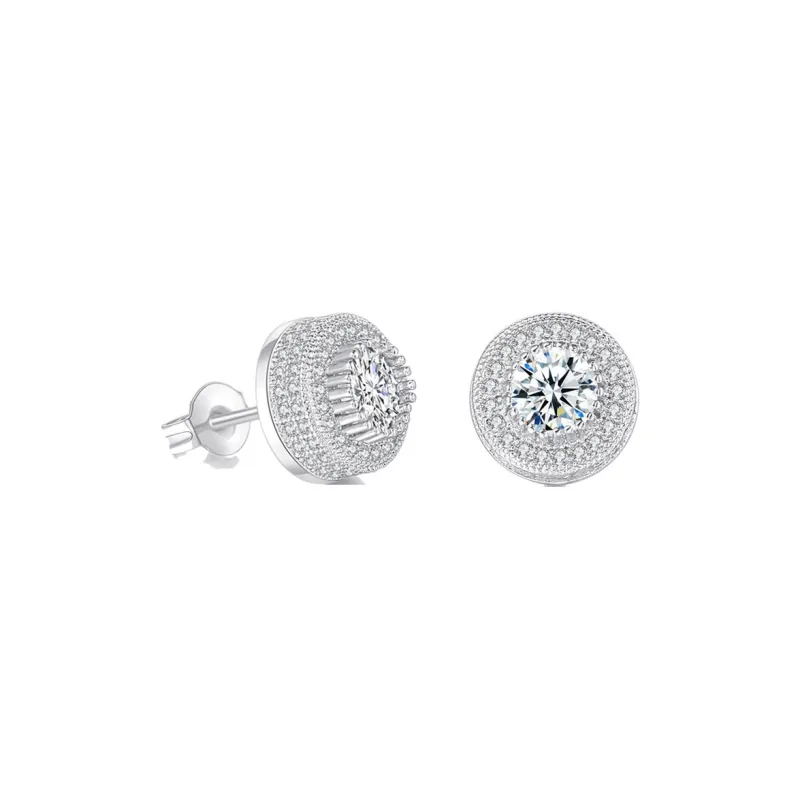 Vegetarian Alloy Stud Earrings Men's-0