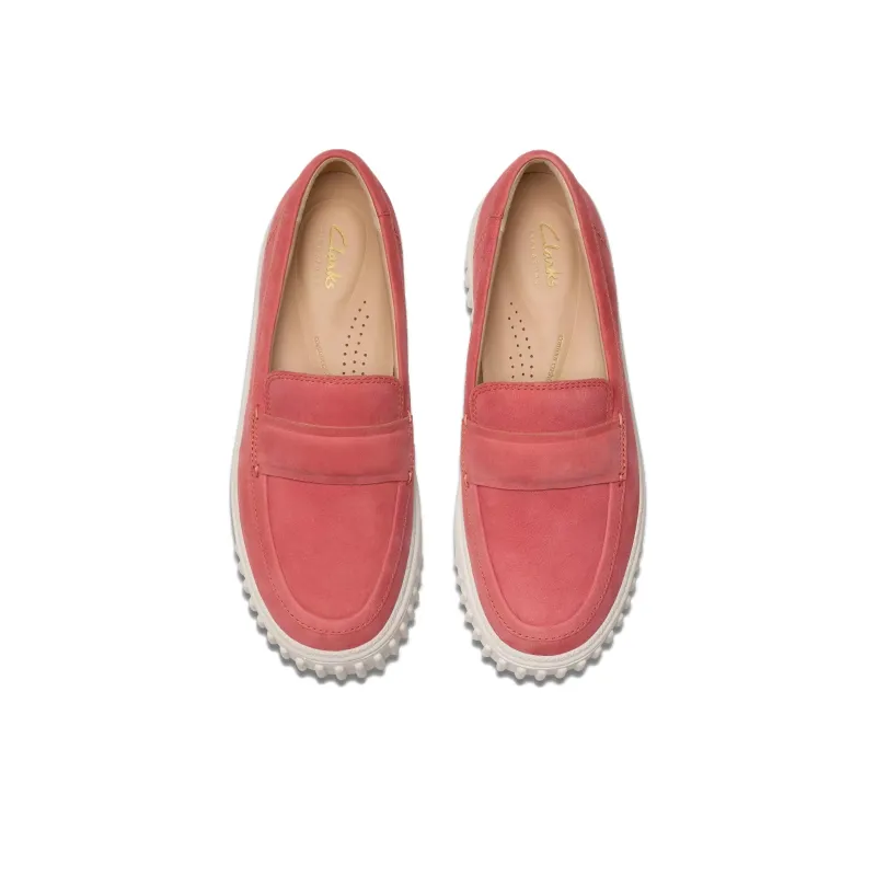 Clarks Mayhill Cove Loafers 3.5cm Women's Red-3
