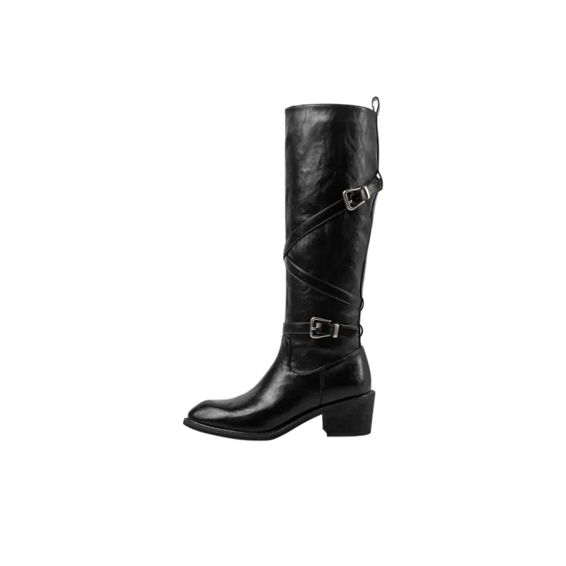 Wonderful Couple Knee high Boots 6.0cm Women's-0
