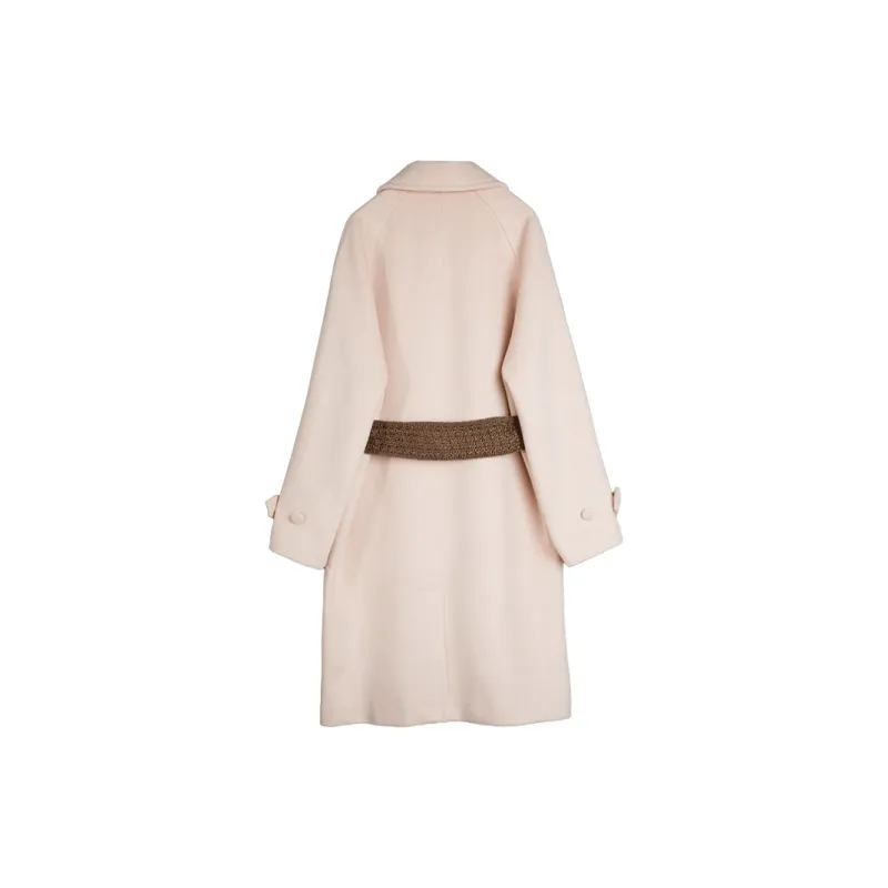 ELLE x XUZHI Coats Women's Pink-1