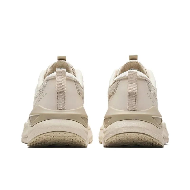 CHAOJIANTA Anti Slip And Wear Resistant Coverage Low Top Casual Running Shoes Women's Ecru-3
