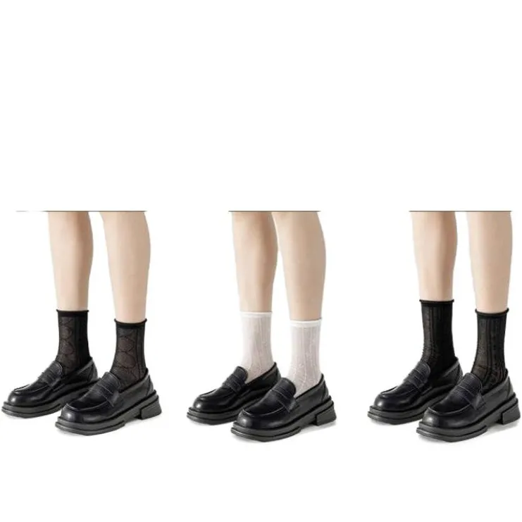 MIIOW Women's Mid Calf Socks-3