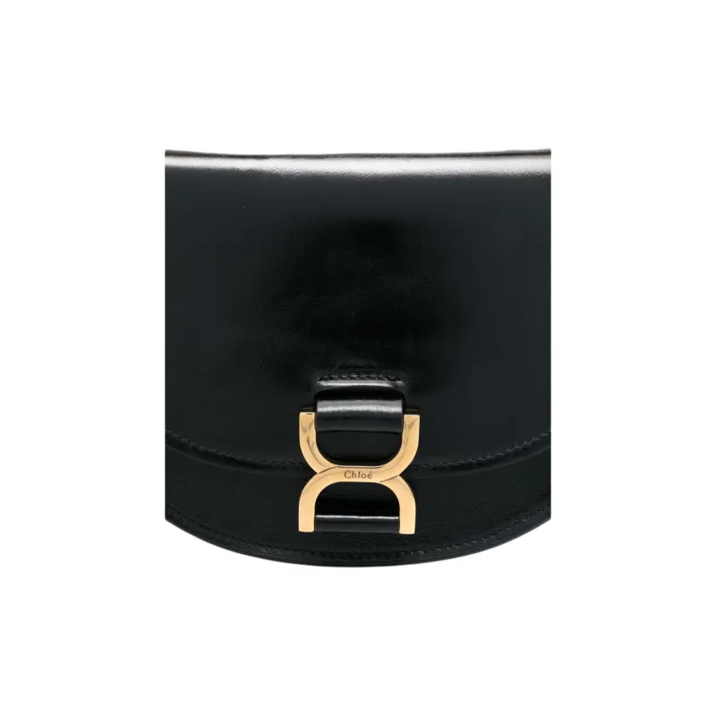 Chloe Calfskin One Shoulder Handbag Women's Black-2