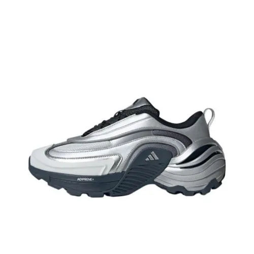 Adidas Wonder Runner Anti Slip Wear Resistant Low Top Running Shoes Unisex Silver