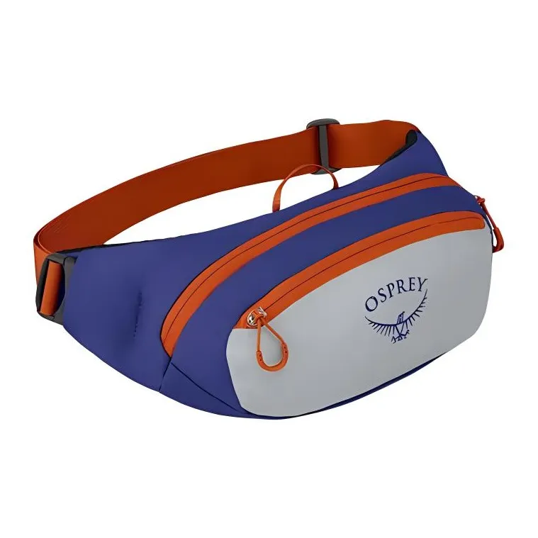 OSPREY Recycled Polyester One Shoulder Crossbody Fanny Pack Unisex Silver-2